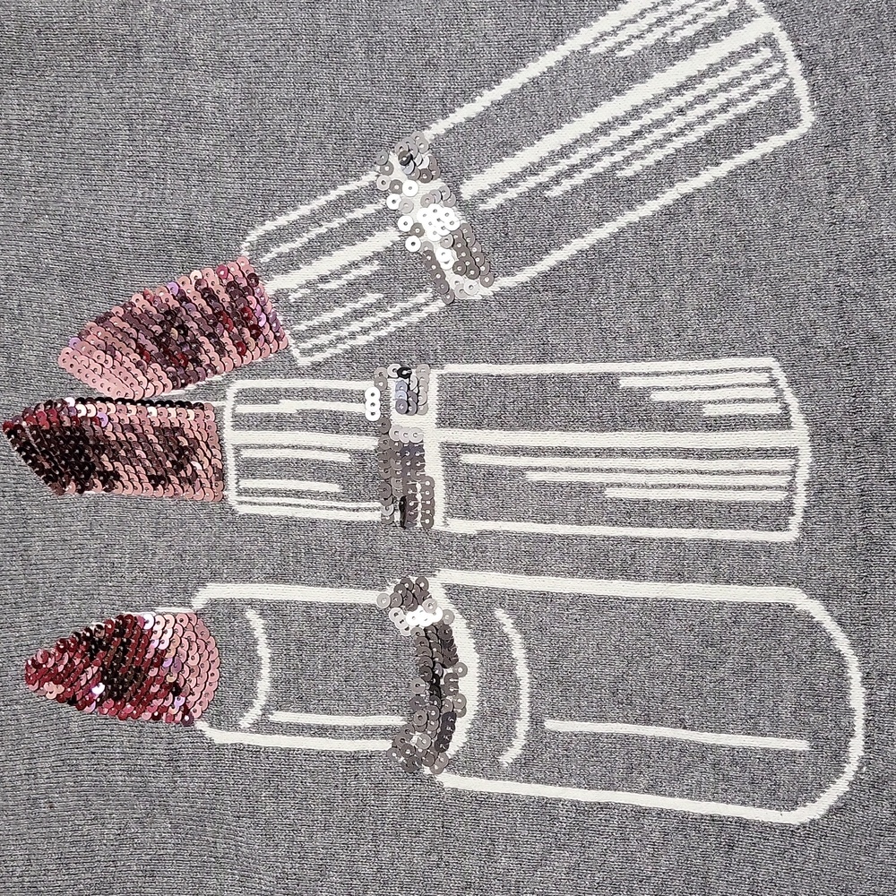 Torrid Sequin Lipstick Knit Pullover Sweater - image 5